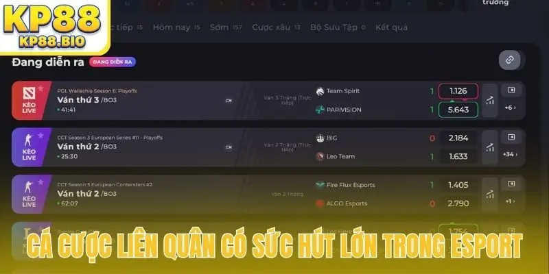Cá cược Liên Quân có sức hút lớn trong Esport