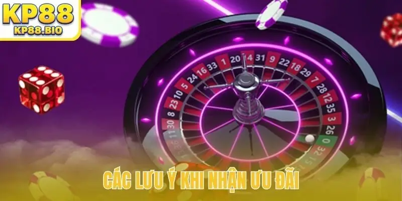 Các lưu ý khi nhận ưu đãi